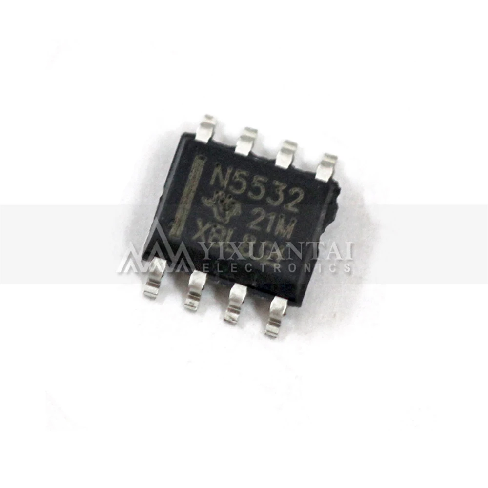 

10pcs/lot New Original NE5532DR NE5532D NE5532 Marking:N5532 5532 IC OPAMP GP 2 CIRCUIT 8SOIC SOP8