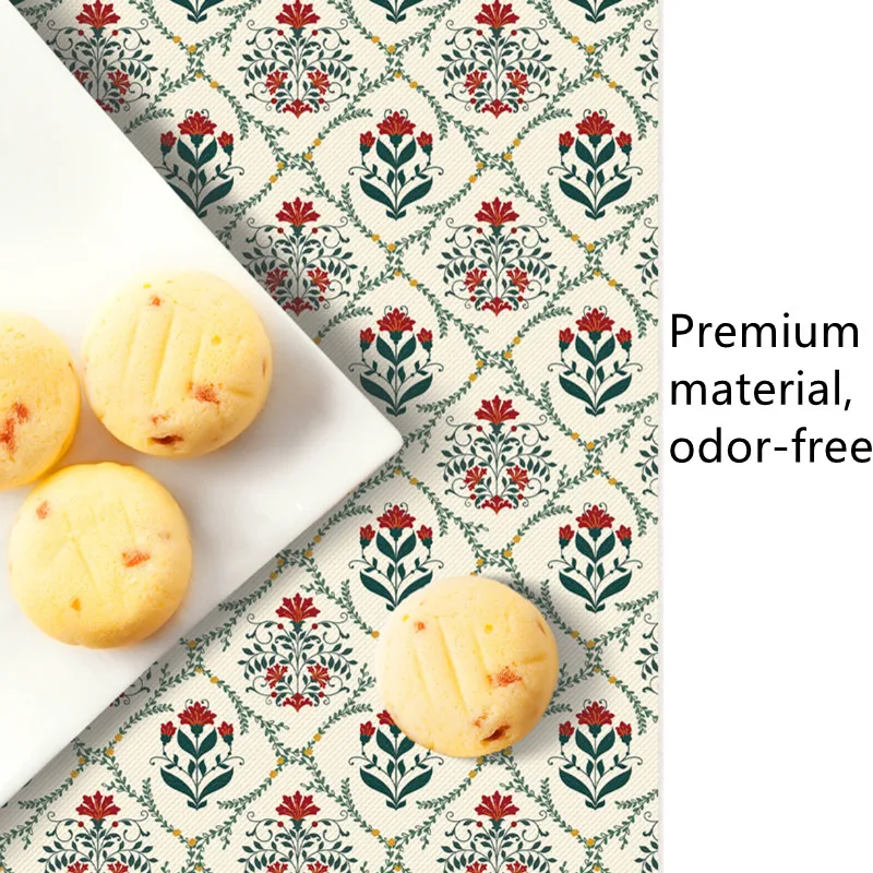 Floral PVC Tablecloth: Waterproof Oil-Proof Heat-Resistant Design, 