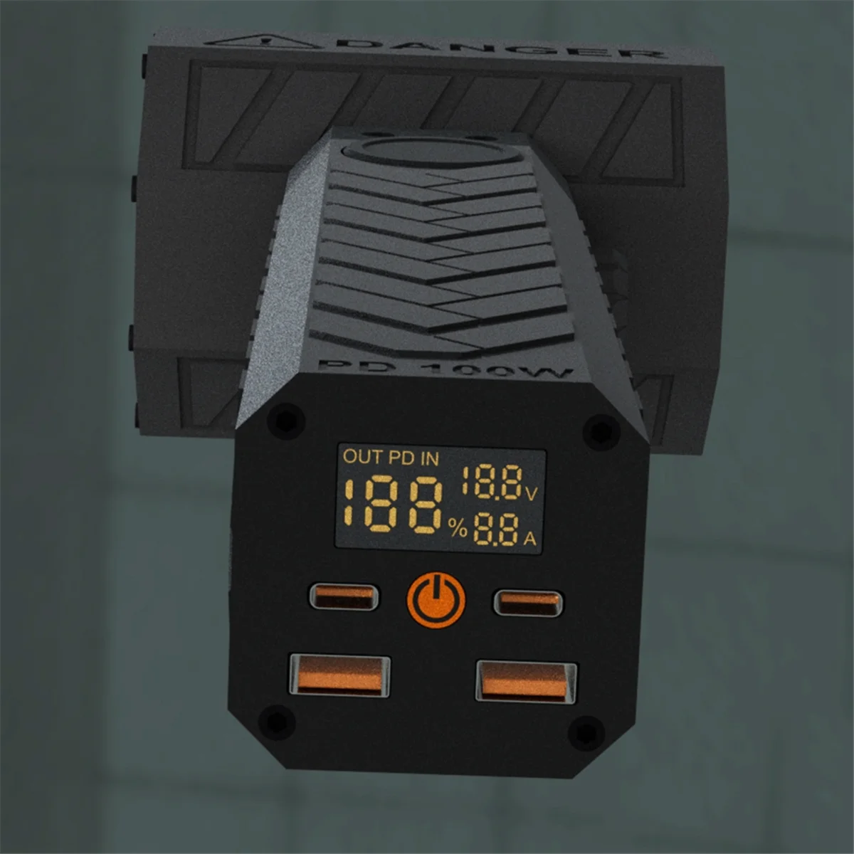 터보 제트 팬 XL 64 채널 폭력 팬 140000 RPM 1500g 추력 무단 속도 조절 TYPE-C 산업용 팬 자동차 건조기 F