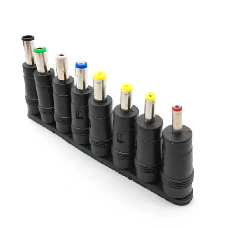 8 stücke Universal Laptop DC Netzteil Adapter Stecker AC DC Jack Ladegerät Anschlüsse Laptop Netzteil Konvertierungs stecker
