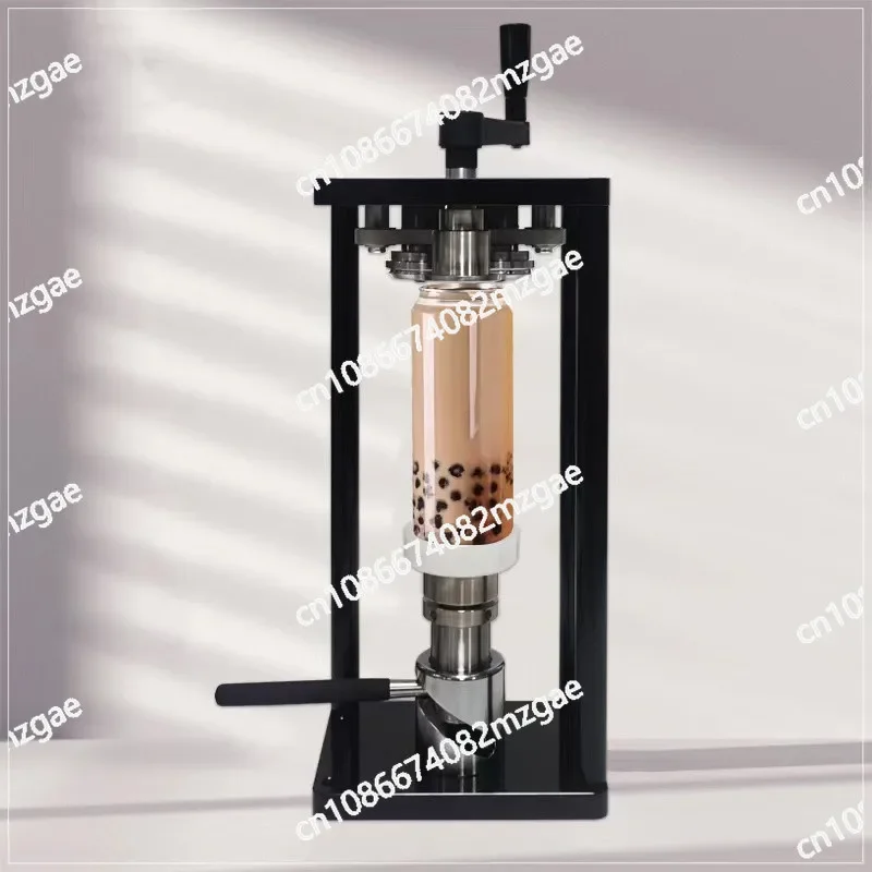 15S Portable Outdoor Manual Rotary Can Seamer 55MM PET Plastic Aluminum Tin Soft Drinks Coffee Bubble Tea Can Sealing Machine