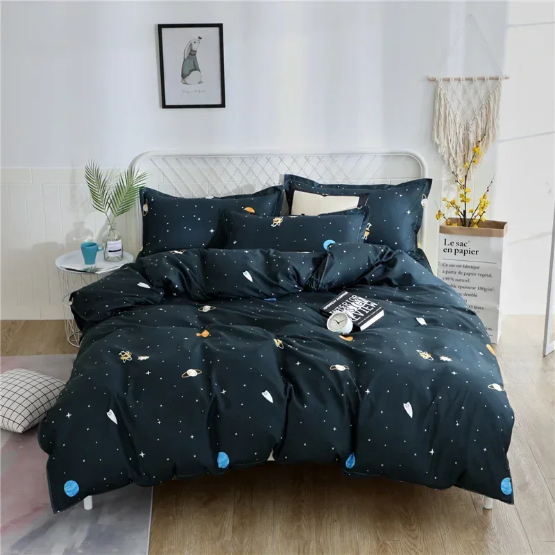 1pc Simple Style Duvet Cover Quilt Cover Bedclothe Single Double Queen King Size Qulit Cover For Four Seasons Without Pillowcase