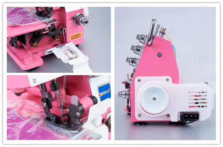 10-4D WIKI ماكينة خياطة الأوفرلوك الصناعية الأوتوماتيكية المحمولة للاستخدام المنزلي نموذج JUKKY صناعات النسيج ذات التشغيل الكهربائي #6