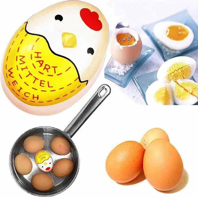 Innovative Egg Timer Know The Doneness Level At A Glance Made Of Safe Material No Need To Charge Or Use Batteries C Durable