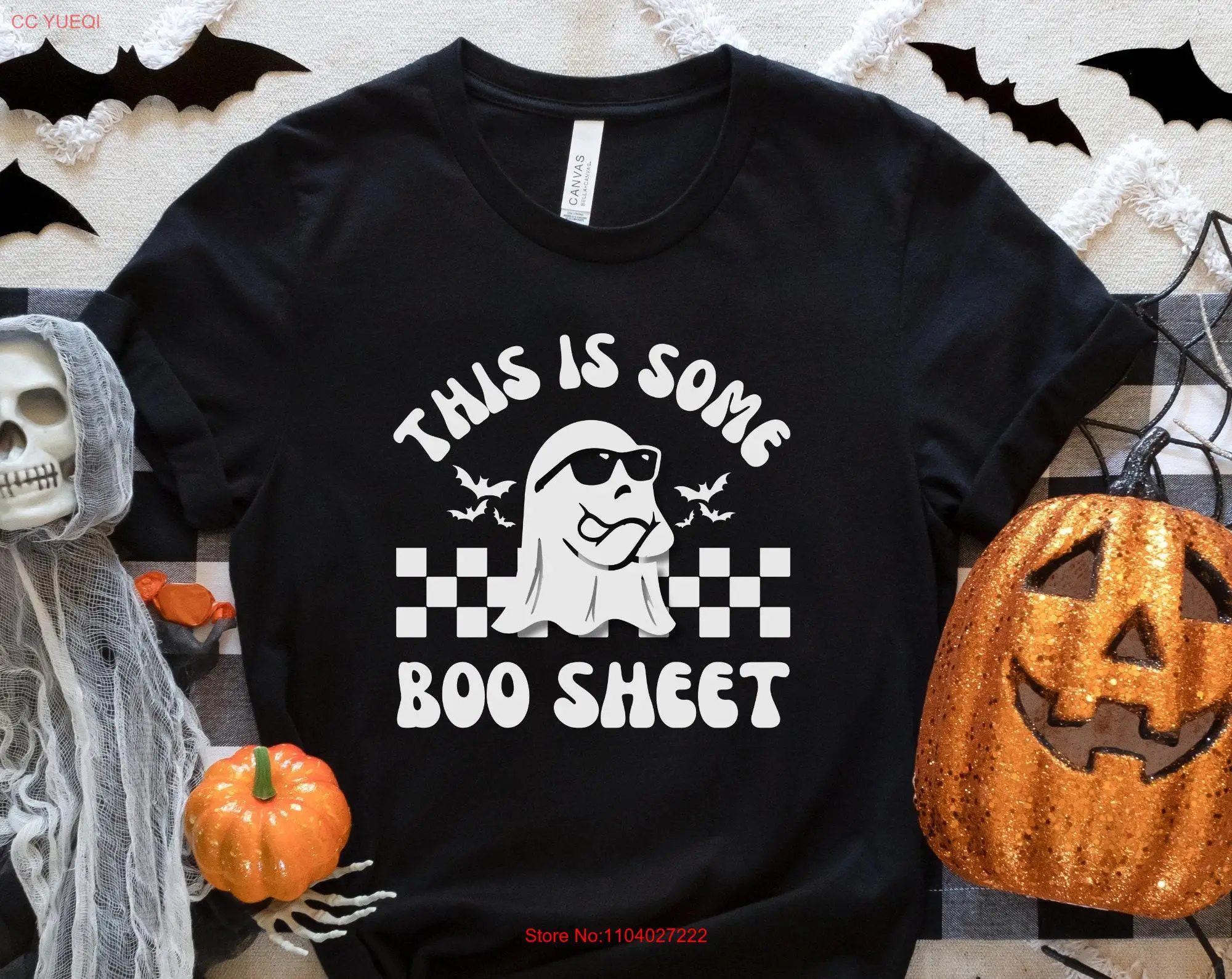 This Is Some Boo Sheet T Shirt Bunch Of GhosT tiful Halloween Fa Lous Different Day long or short sleeves