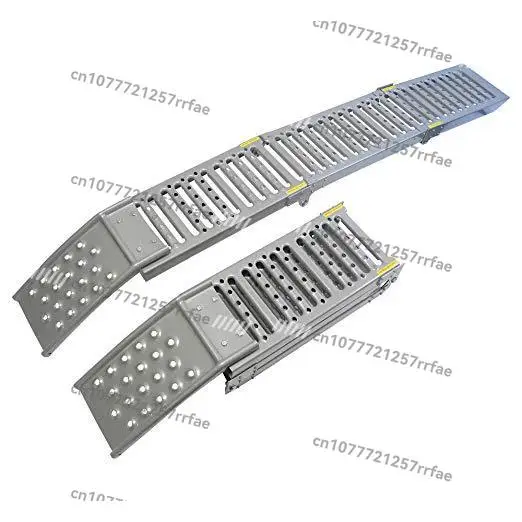 Motorcycle ATV uphill board portable three-fold bridge board FOLDABLE STEEL RAMP