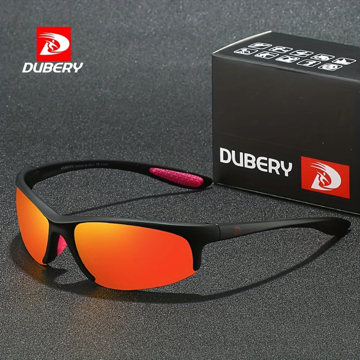 DUBERY Polarized UV400 Protection Sunglasses For Men And Women 8 Colors Model 185