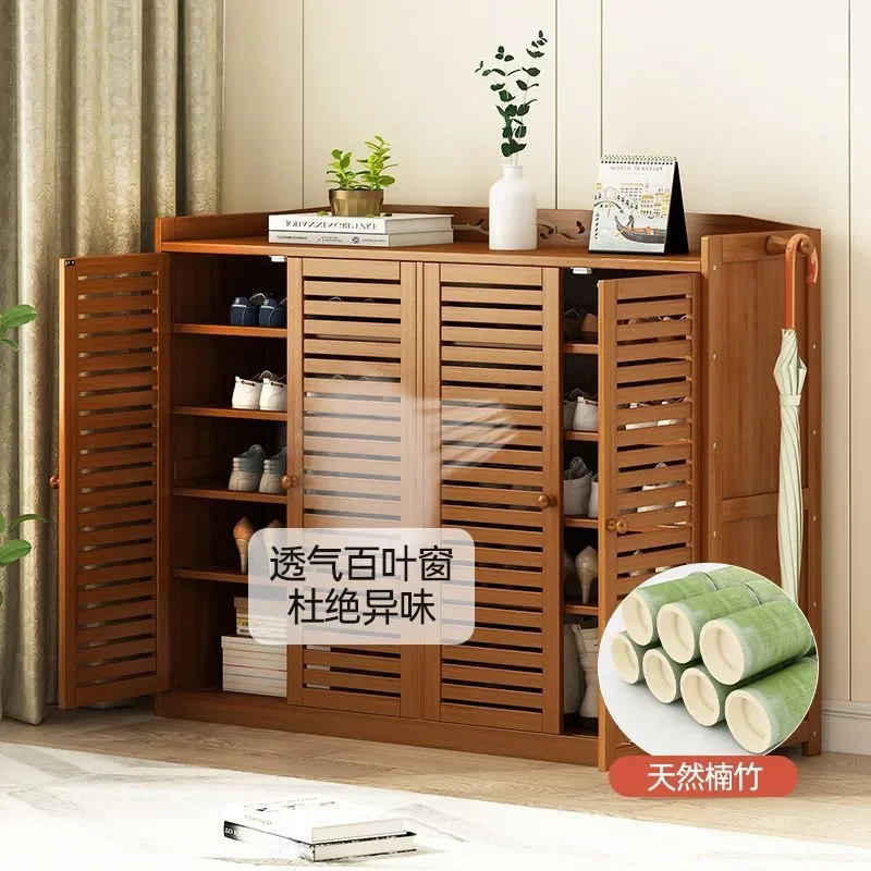 Multi Layer Shoe Cabinet for Entryway Living Room Dustproof Storage Rack Household Corridor Organizer Furniture - view 3