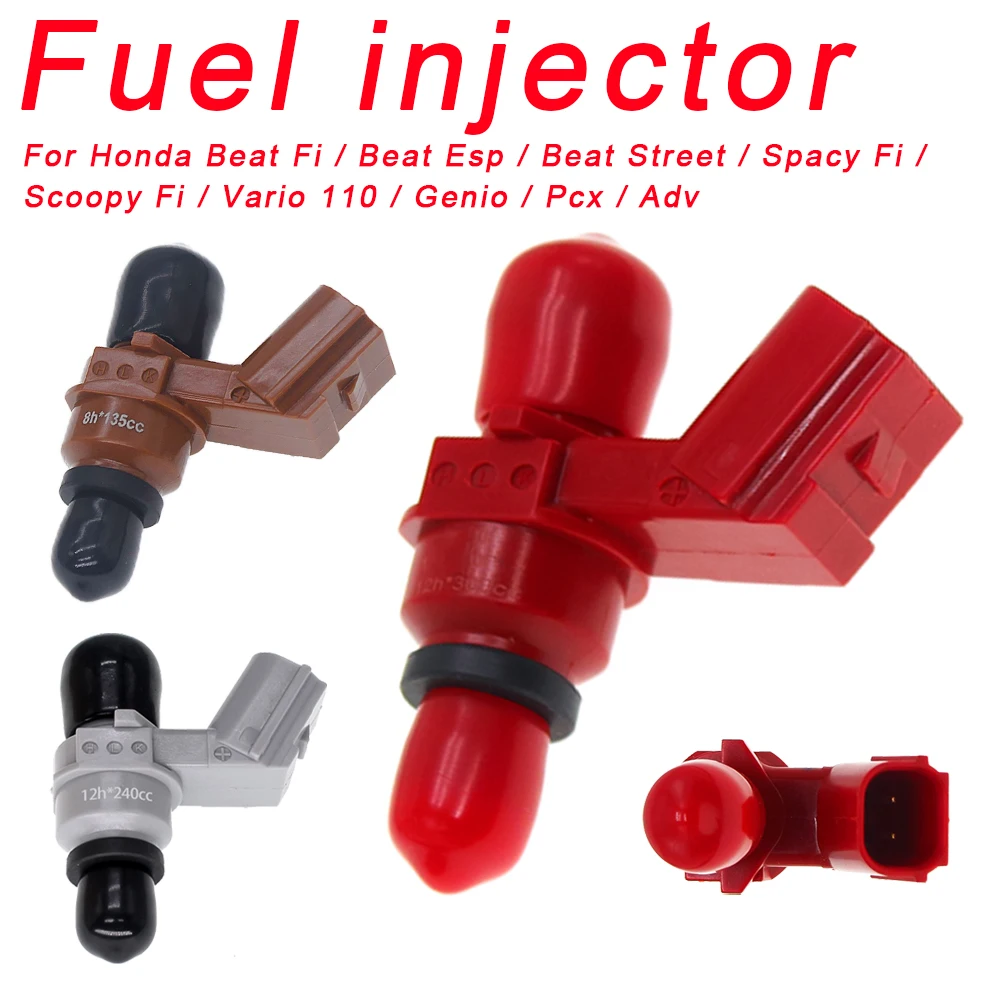 Buse d'injecteur de carburant pour HONDA Wave,CB150R,PCX150,VARIO150,WINNER150,RS150,Exciter, Mx King, Y15ZR (8/10/12 trous)(120-350cc)