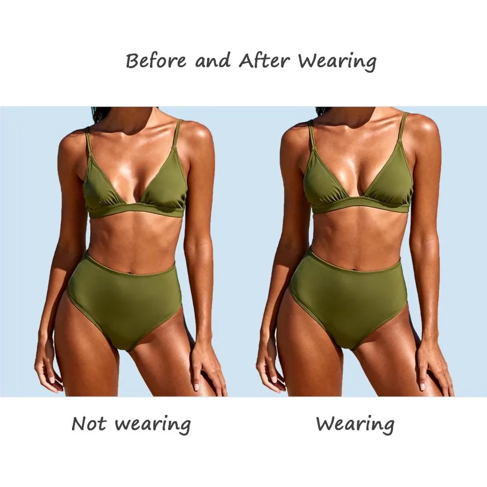 Adhesive Silicone Bra Inserts - Removable Push Up Pads for Enhanced Lift & Shape | Chicken Cutlets for Bras, Bikinis view 3