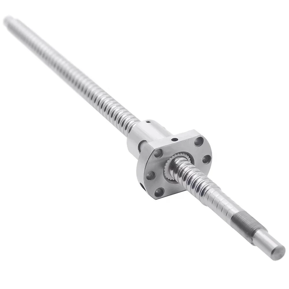 

High Precision Double Nut Ball Screws SFU1204 Series C3/C5/C7 Grades P0-P2 Preload For Automated Machinery 6-Month Warranty