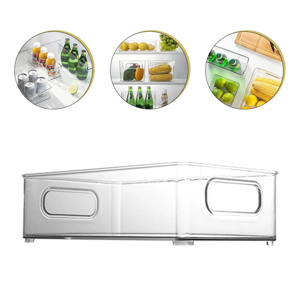 

Food Crisper Storage Refrigerator Pantry Organizer Vegetable Fruits Container Smooth Surface Neat Design Great for Carrot