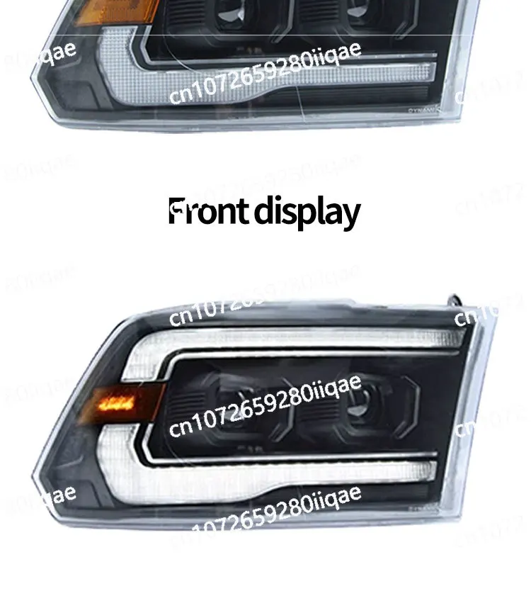 

2009-2018 Ram1500 2500 светодиодный проектор фар с 3 линзами заднего хода, автоаксессуары для фар Dodge Ram