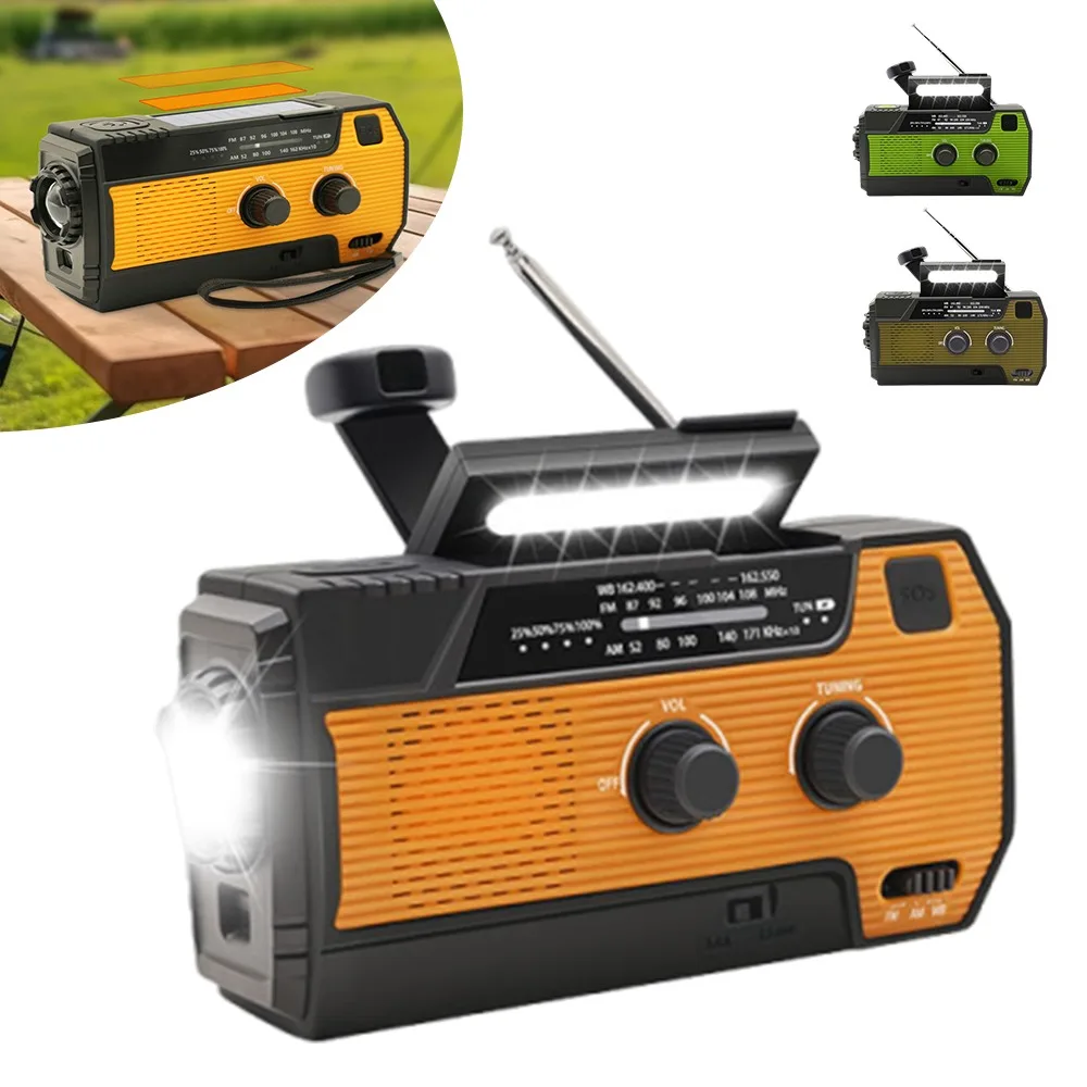 

Disaster Prevention Multifunctional Radio Emergency Radio Portable Hand-cranked Generator Mobile Phone Charging Emergency Radio