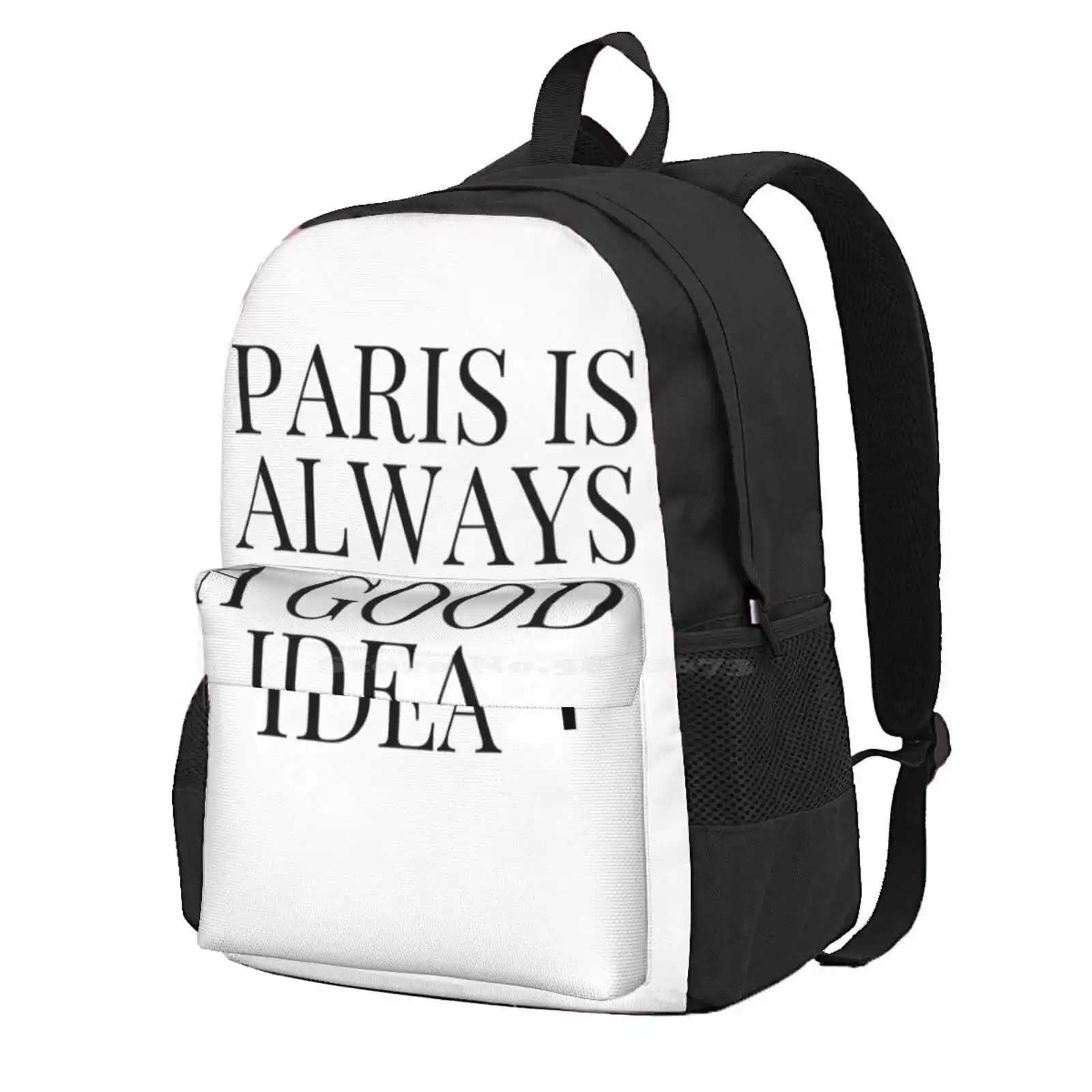 

Paris Is Always A Good Idea Hot Sale Schoolbag Backpack Fashion Bags Paris Is Always A Good Idea Audrey Hepburn Fashion Quote