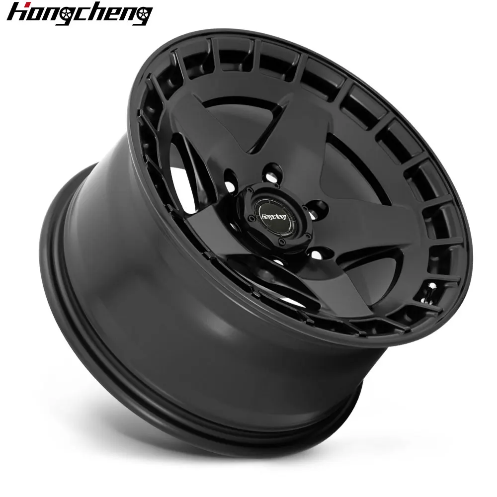 New model of 26Off Road Rims 6x139.7 Concave Forged Rims Alloy Aluminum New Design 17 18 20 Inch Wheels Black Gray Bronze Te37 4