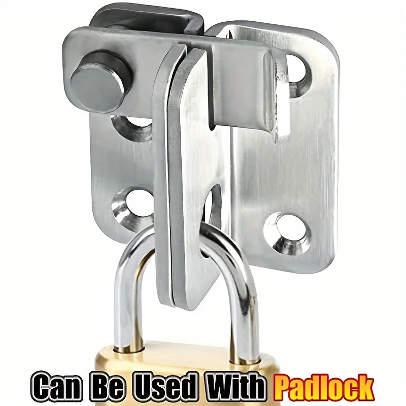 1pc Flip Latch Gate Latches Slide Bolt Latch Safety Door Lock Catch For Barn Cabinet Pet Cage Garden Bathroom Garage Window Slid