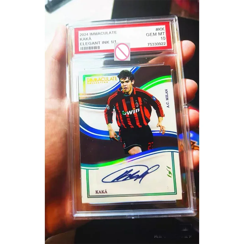 DIY Kaka AC Milan KABOOM Large-Scale SPP Player Card Limited Edition Signed Card