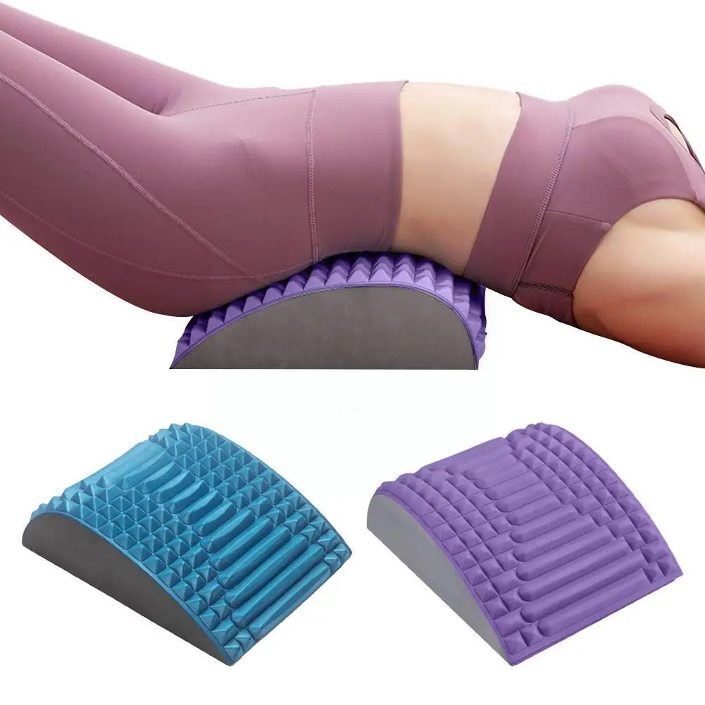 Almohada ensanchadora de espalda, masajeador de soporte Lumbar para cuello, cintura, espalda, ciática, disco herniado, alivio del dolor, masaje Relaxa M7X9