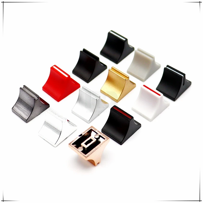 10PCS 14*11.5*10.5MM webcast Sound card push rod cap Mixer sliding cap Volume console push button knob cap inner hole 4MM