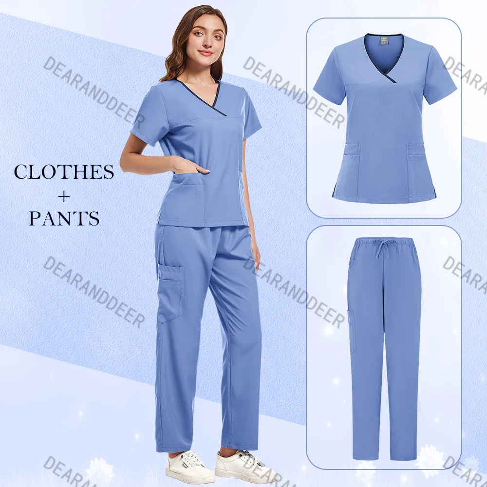 Operating room doctor's surgical work uniform set, medical accessories, women's jogging suit, hospital supplies, wholesale price