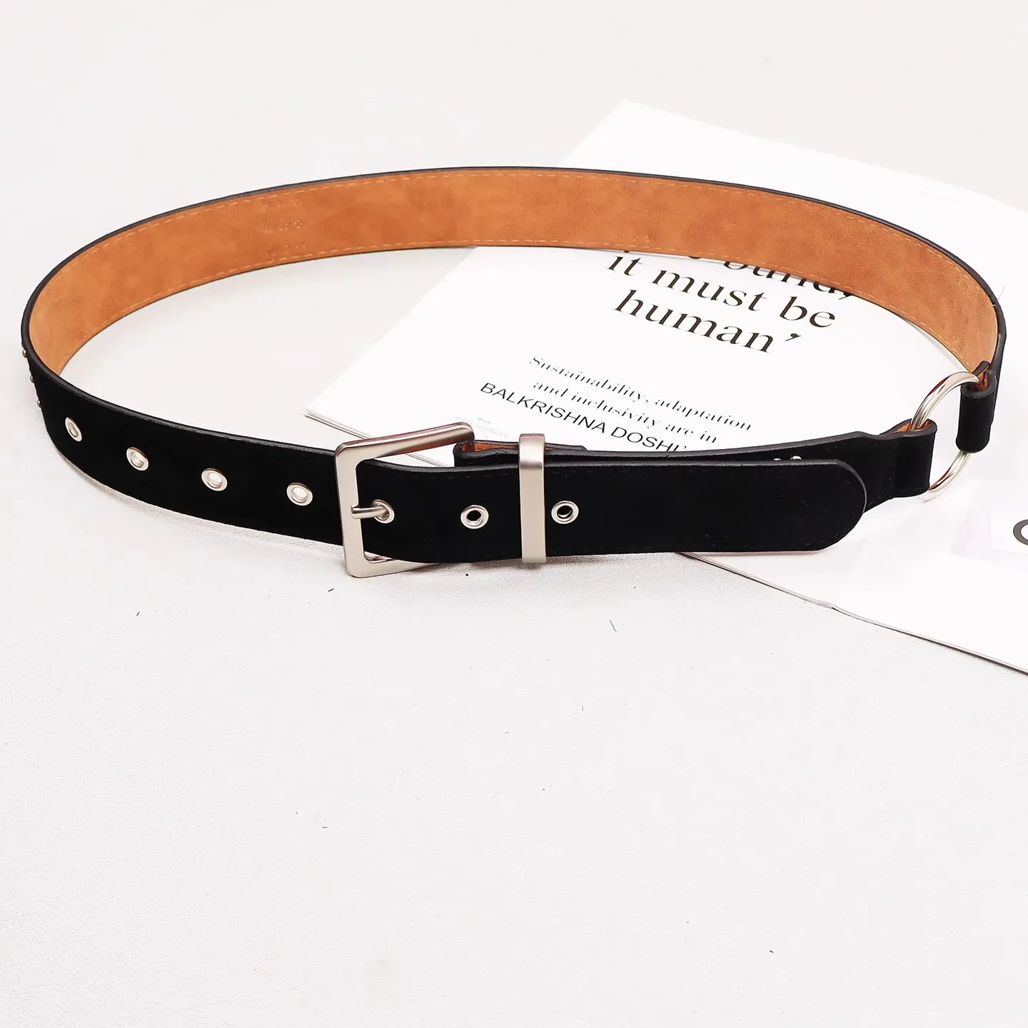 المرأة خمر الجلد المدبوغ برشام بولي Leather الجلود فستان Cummerbunds الكورسيهات حزام أحزمة الديكور واسعة حزام R3039