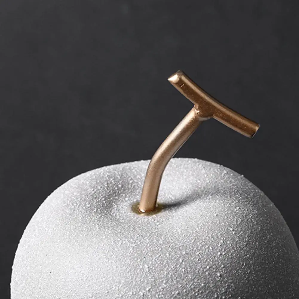 Modern Style Home Decor Ceramic Apple Figurines Creative Arts & Crafts Home Decoration Accessories Sweet Ornaments For Wedding