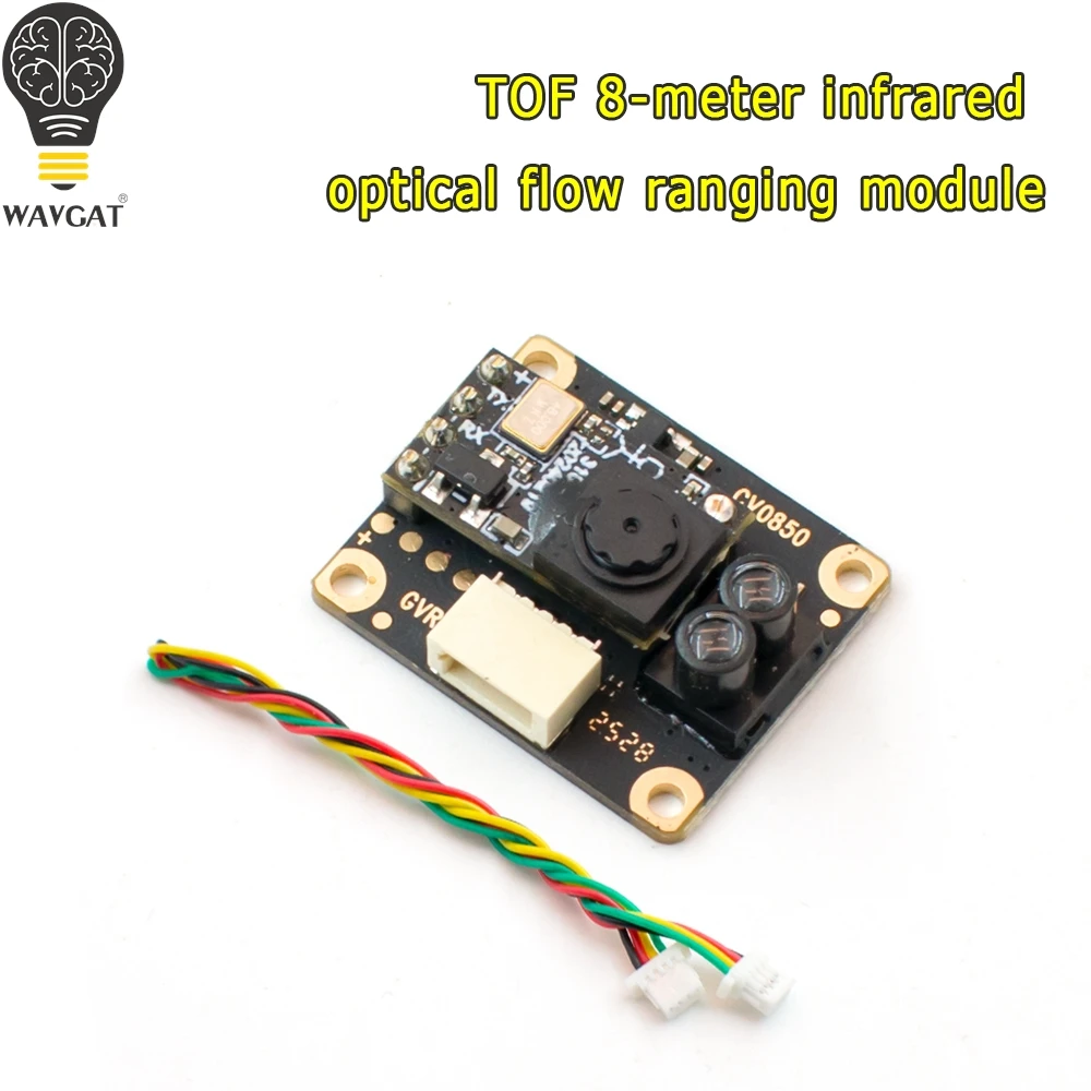 1PCS 8M TOF Infrared Optical Flow Sensor Module For Drone I2C Altitude Hold & Obstacle Avoidance Range Finder