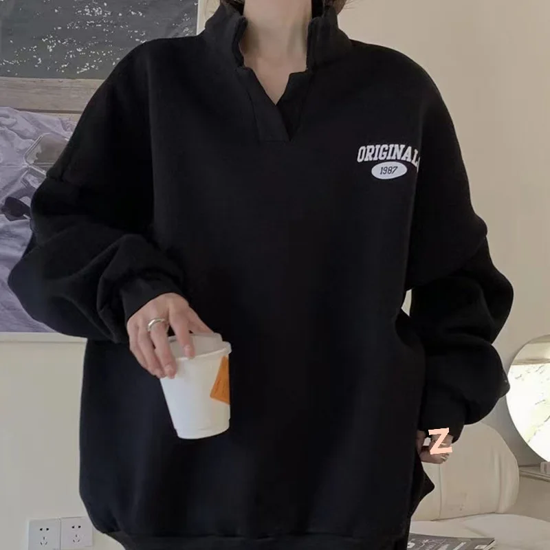 طقم سترة وسراويل لخريف وشتاء 2025 نمط جديد مع قمة صوف عصرية وغير رسمية طقم رياضي للجري مكون من قطعتين