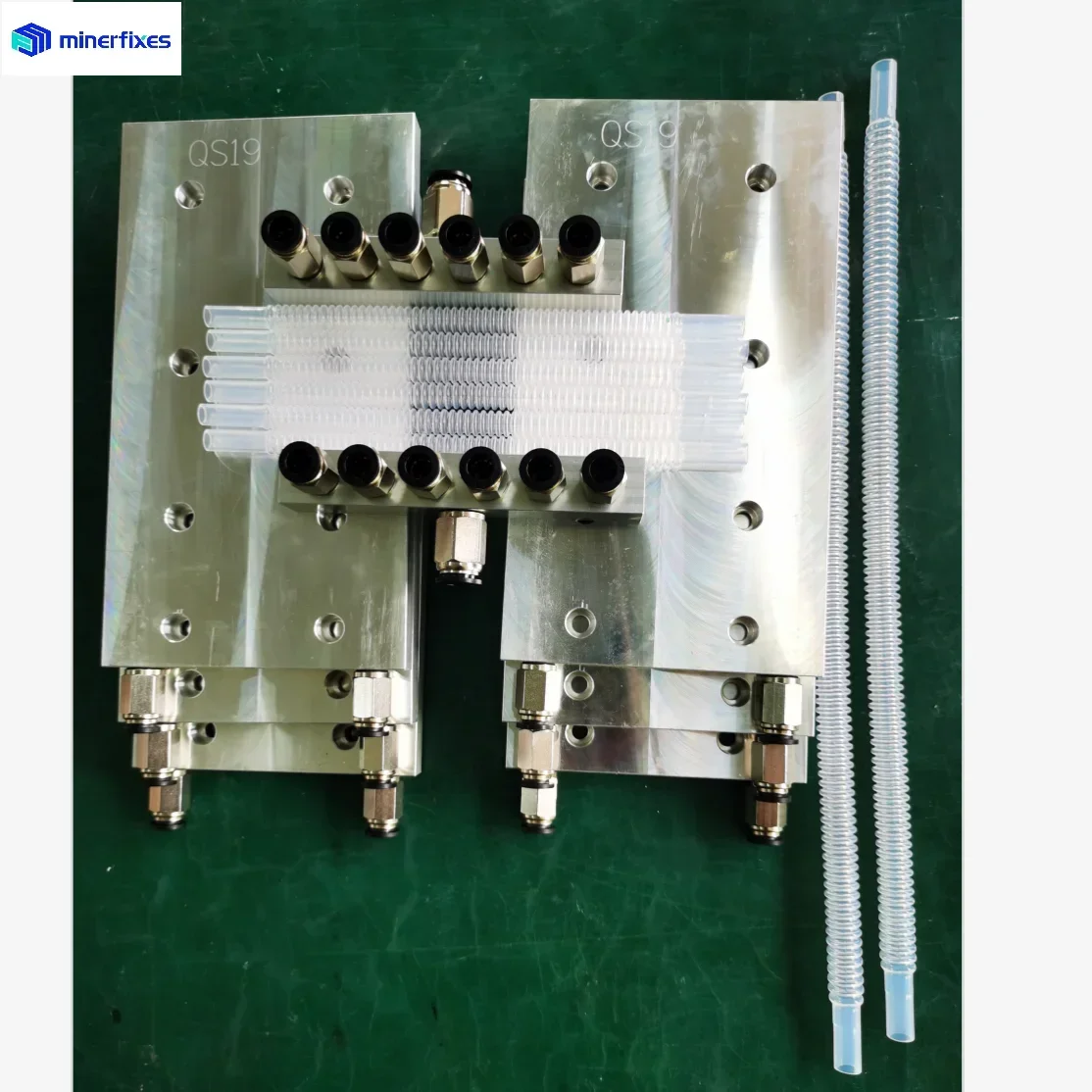 水冷キット Antminer S19 95T アルミ溶接プレートクーラーシステム継手水冷プレート Minerfixesbitcoins マイナー