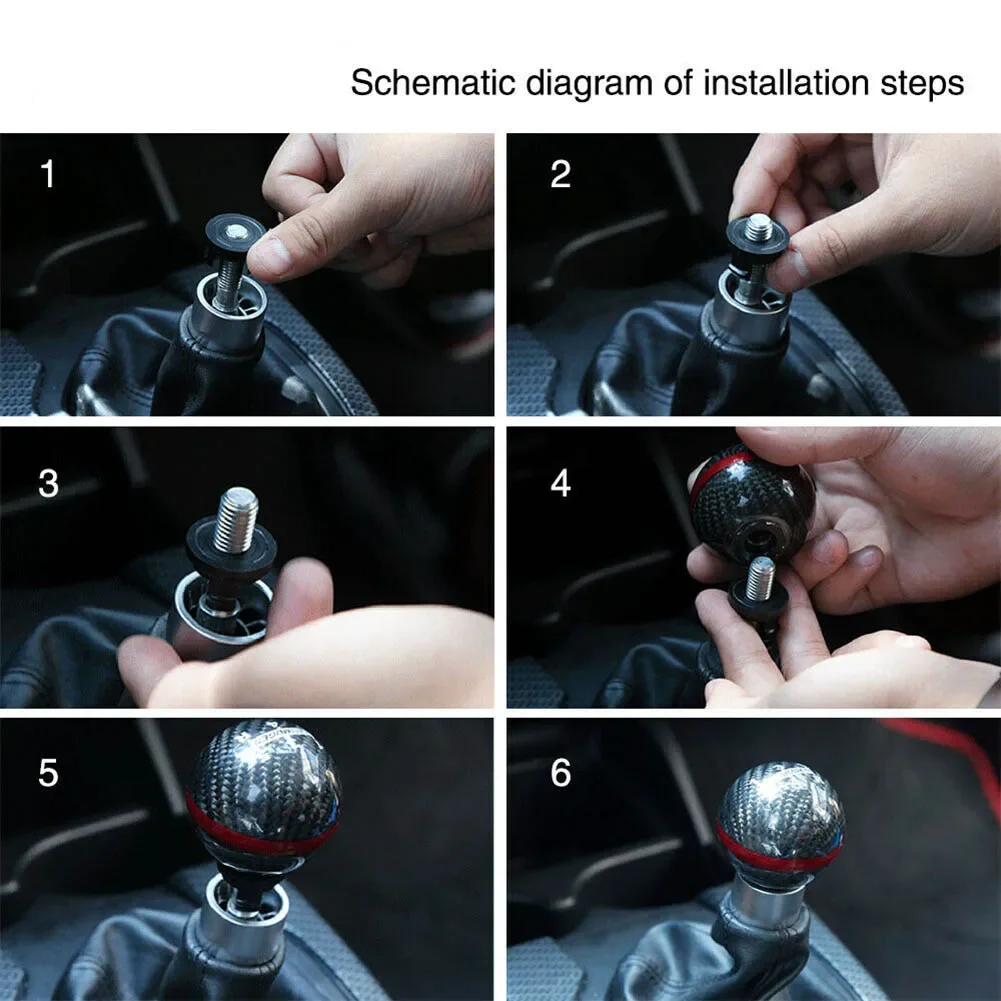 Easy To Install Business Sedan Manual Gear Shift Knob For Civic 1 X Shift Knob Boot Retainer Adapter Gear Shift Knob For Honda