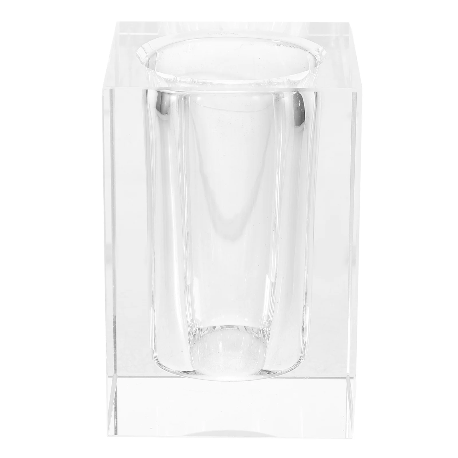 

Acrylic Pen Holder Large Crystal Makeup Brush Organizer For Desk Bathroom Vanity Pencil Storage Cup Brush Stand