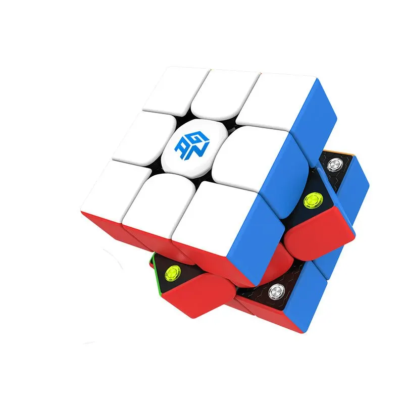 GAN 356 M 3x3x3 Cubo mágico magnético de velocidad sin pegatinas Gan 356M juguetes profesionales Fidget GAN 356 M Lite Cubo mágico rompecabezas