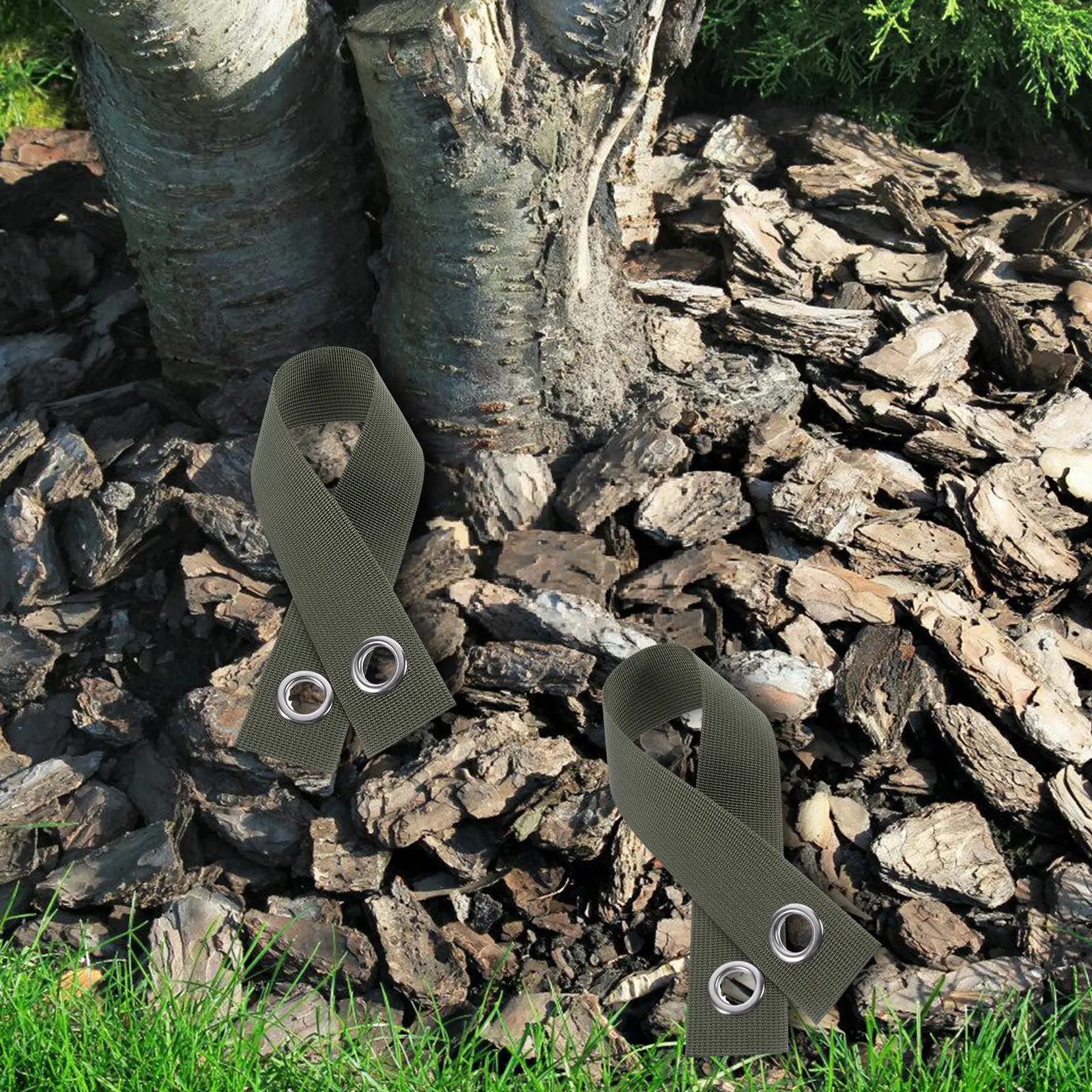 

10Pcs Heavy Duty Tree Fixing Straps Nylon Garden Tree Support Straps for Staking Leaning Trees Wind Snow Damage Prevention