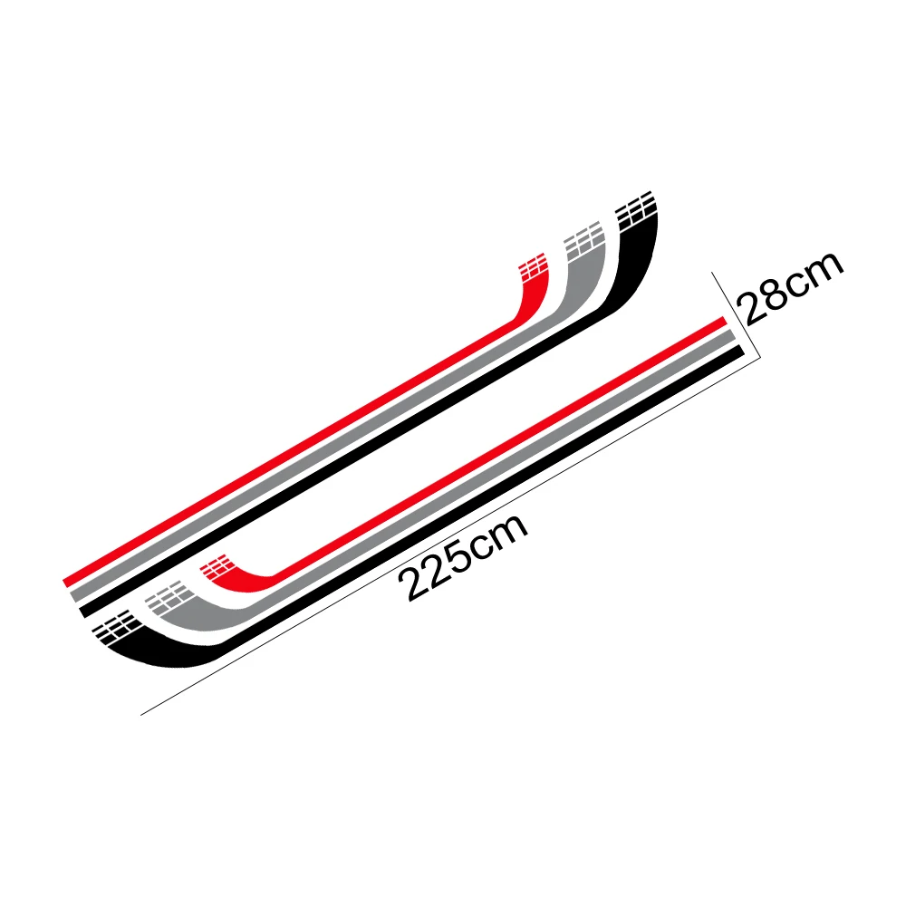 

For Audi Q7 4M 4L Quattro S Line 2020 2007 2016 2017 2018 Car Tuning Side Body Sticker Trims Graphics Vinyl Decals Accessories