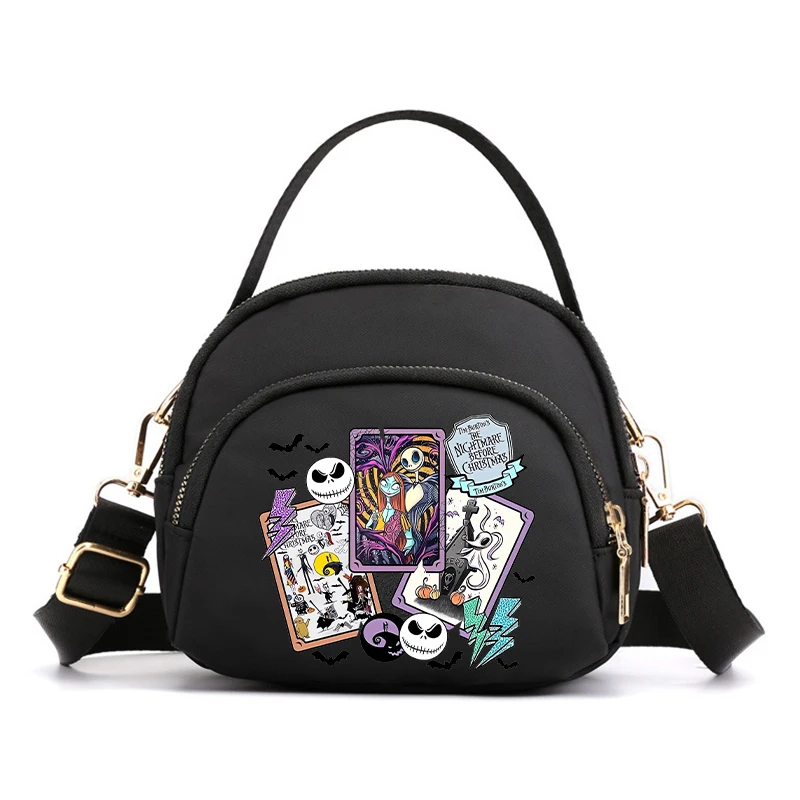 New Disney The Nightmare Before Christmas Crossbody Bags for Women Kawaii Cartoon Printed Bag Y2K Women Handbags Shoulder Bag