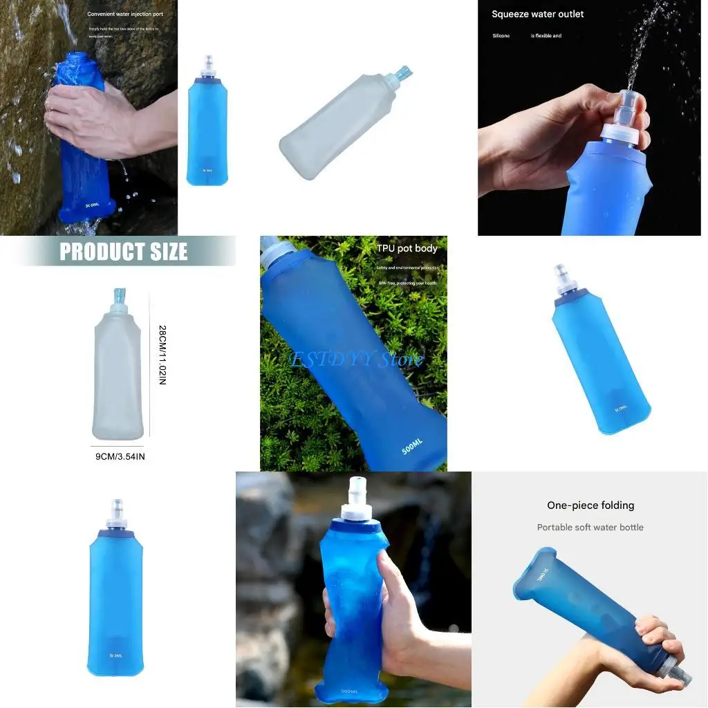 

G6DE Outdoor Sport Water Bottle Soft Flask Light Weight Water Bottle