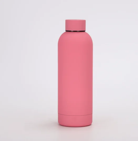 Thermosfles met eigen logo, grote vacuümfles van roestvrij staal, draagbare thermosfles, outdoor sportwaterfles, reismok 500ml