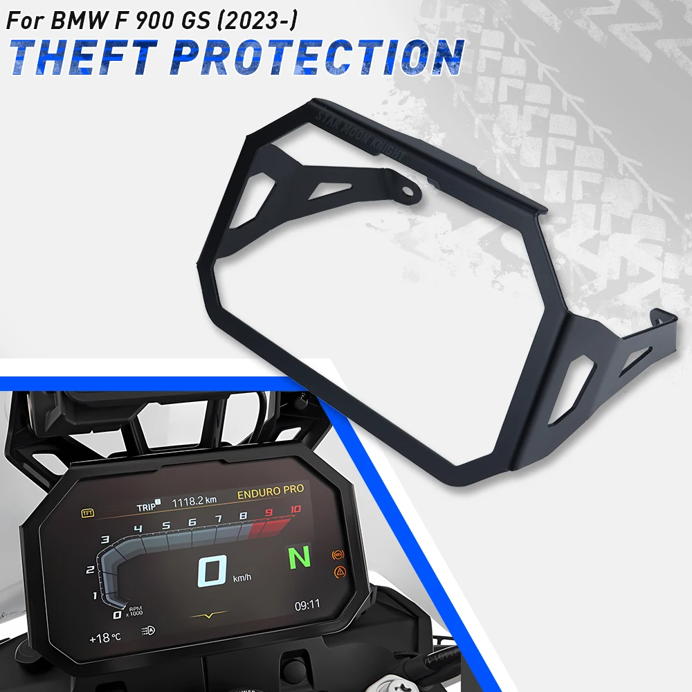 TFT Theft Protection Guard for BMW F 900 GS F900GS 2023-  Anti-Theft Screen Protector, Dashboard Display Cover Motorcycle Parts