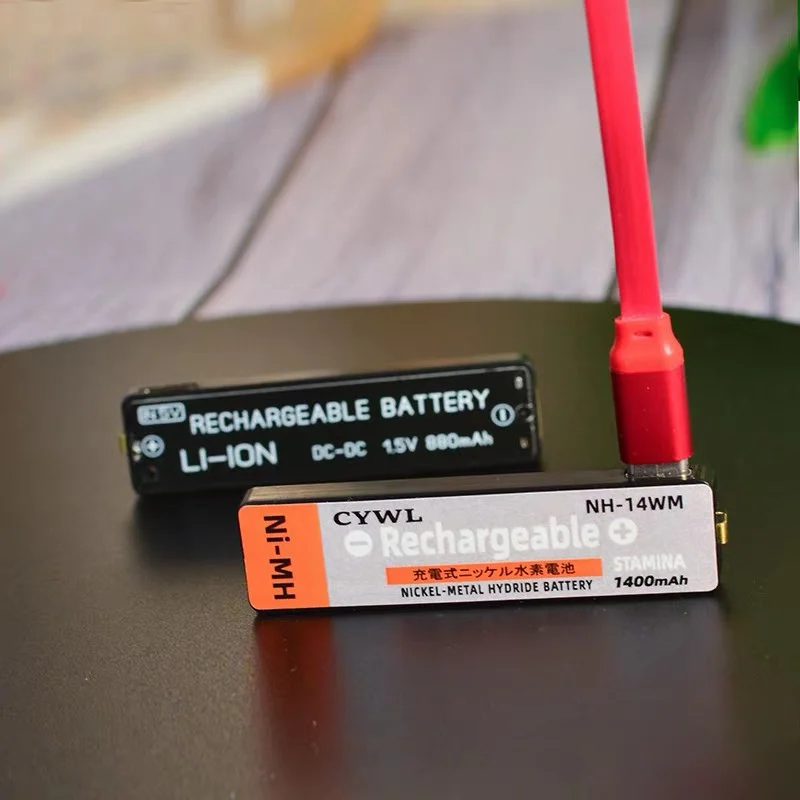 1pc Walkman chewing gum battery special large capacity DIY lithium battery TYPE-C interface  Color random image 3
