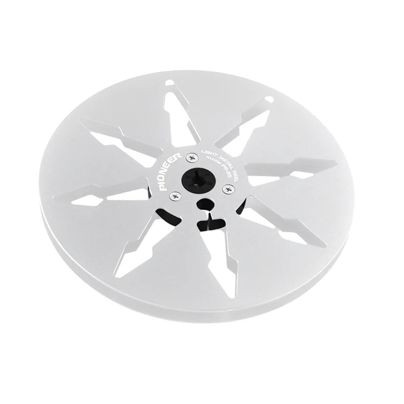 

7 Inch 8 Hole Opener Empty Reel Aluminum Tape Recorders Forpioneer Analog Audio Recorder Silverabgi