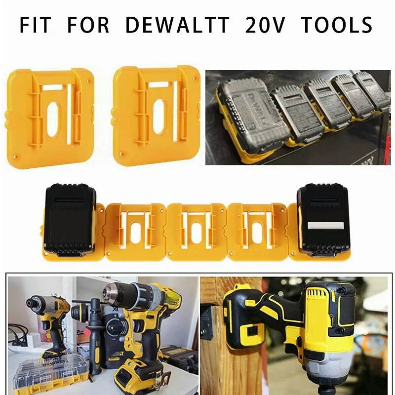 5-10 szt. Uchwyt baterii do mocowania baterii dla Makita do Dewalt 18V uchwyt do stacji dokującej baterii pasuje do baterii BL1860 BL1850 BL1840
