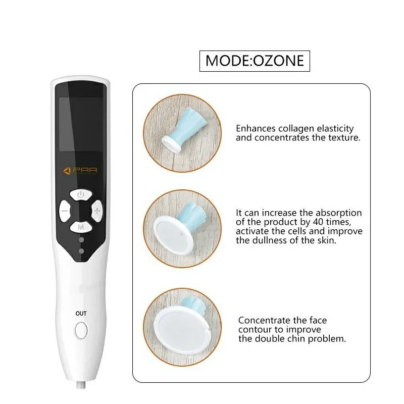 2024 New 2 in 1 Ozone PAA Fibroblast Plasma Pen For Eyelid And Face Lifting Wrinkle Spot Mole Freckle Removal Skin Care