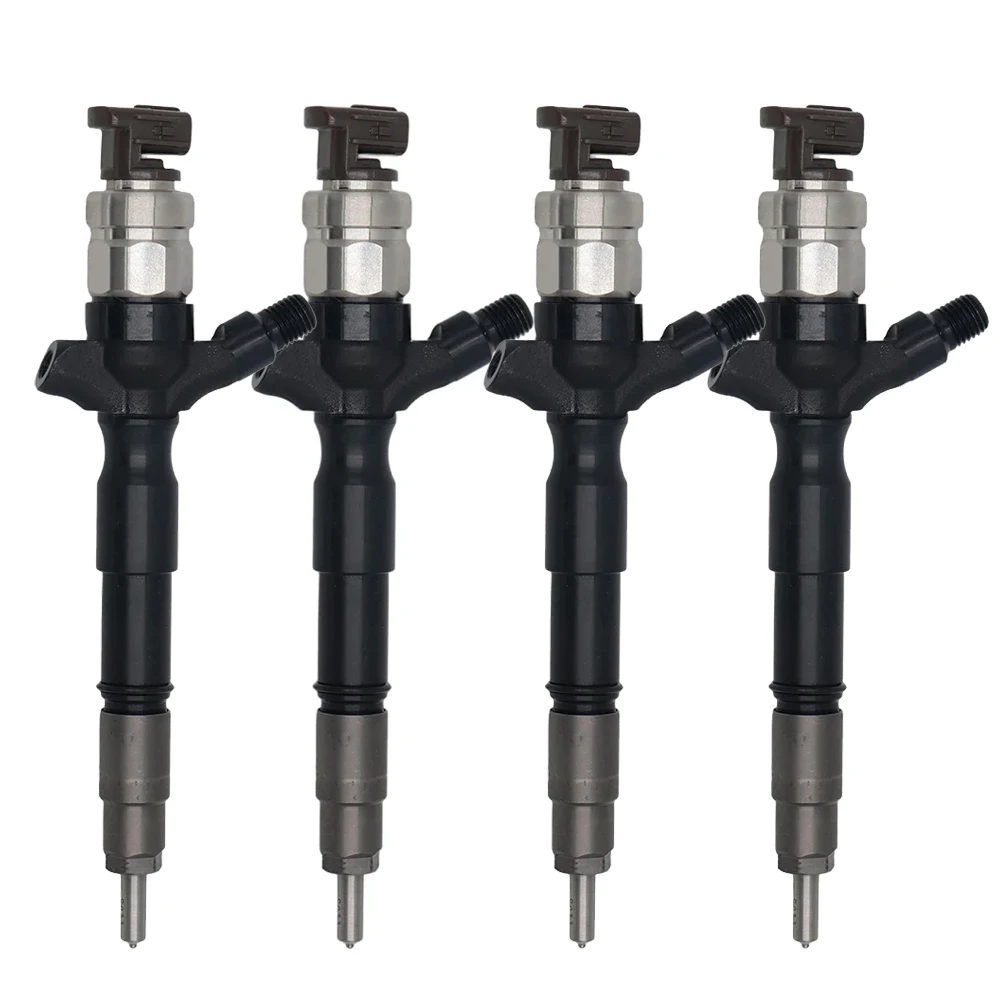 4PCS Common Rail Injector 23670-0L020 Genuine Diesel Fuel Injector 236700I020 Nozzle For Toyota Hilux 1KD-FTV Auto Parts