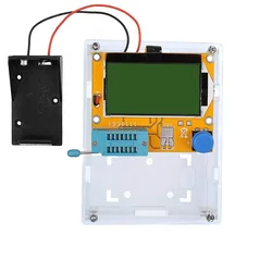 ESR Meter Mega328 Transistor Tester Digital ESR-T4 Diode Triode Capacitance MOS/PNP/NPN LCR 12864 LCD Screen Tester