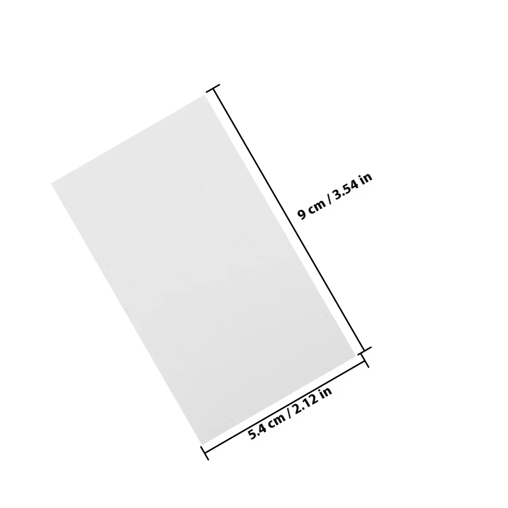 100 pçs em branco mini cartões de nota para escrever notas lembretes flashcards almofadas de memorando cartões de índice branco material de estudo escritório