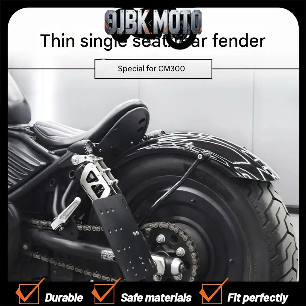 

【Perfect fit】CM300 Rear Mudguard, Thin Single Seat Cushion, Retro Single Seat Rear Mudguard Accessories