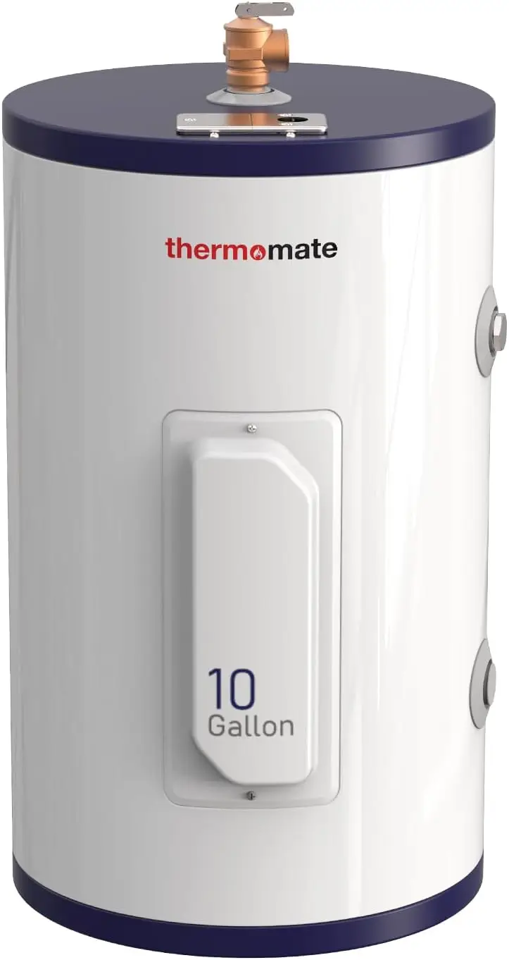 Tank Water Heater Electric, 10 Gallon Small Point of Use Hot Water Heater, 120 Volt 1500W Compact Residential Water Heater