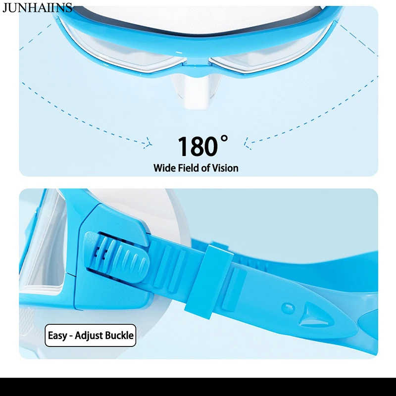Low Volume Anti-Fog Freediving Mask with UV Protection, 180° Wide Field of View & Easy-Adjust Buckle - Silicone Snorkeling Mask - Image 5