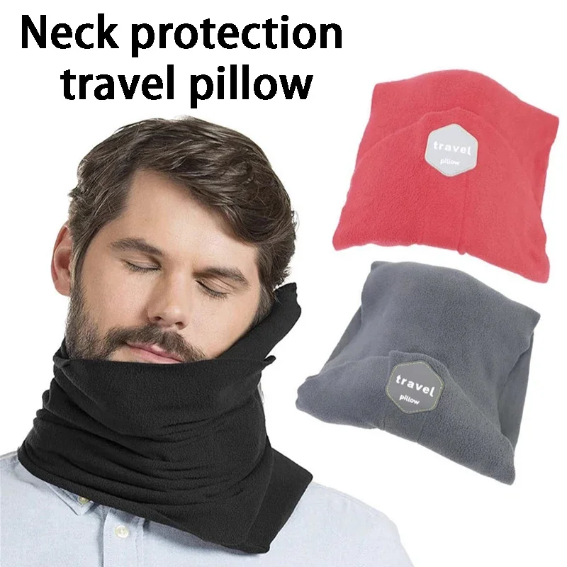 

Creative Ergonomic Travel Sleeping Pillows Office Portable Nap Pillow Airplane Magnetic Cloth Cervical Necks Support Pillows